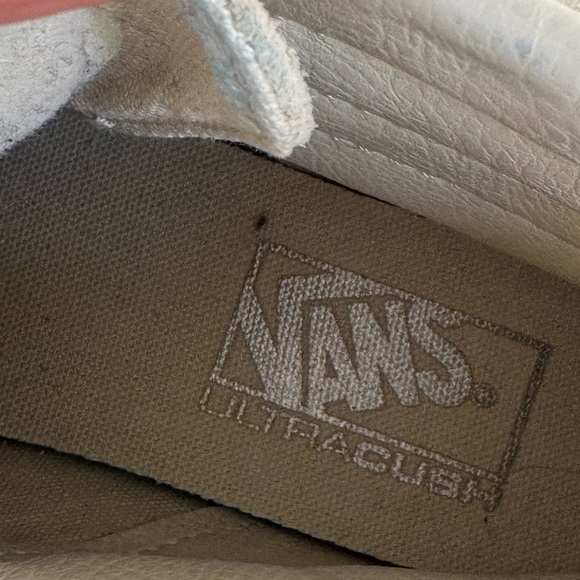 Vans Sk8-Hi Zip Up High Top Sneakers Cream Mono Python | Women 7 Men 5.5 - Picture 10 of 10